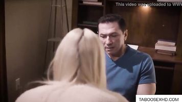 Stepfather cum into stepdaughter