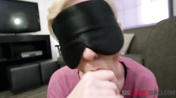 Blonde Sister With Pixie Cut Rides My Pole- Skye Blue