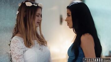 PURE TABOO Bride-To-Be Can't Resist Pussy And Convinced To Give In To Lesbian Desires By Alex Coal