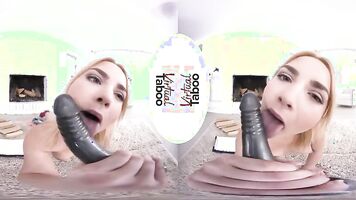 VIRTUAL TABOO - Beautiful Blonde Teen Feeding Her Pussy
