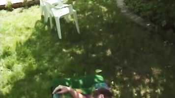 MomsWithBoys - Big Tit Blonde MILF Fucking Outdoors For Fun