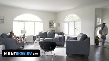 Naughty Teen Alexia Anders Lets Perv Step Grandpa Play With Her Perfect Body - NotMyGrandpa