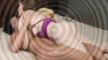 Lesbian mom cum squirt in her daughter mouth